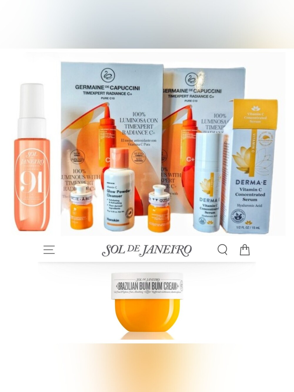 Sol De Janeiro, VitC Cosmetics Lot